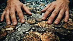 配管工が、古い家の地下室で配管工事中に金の宝物を発見した