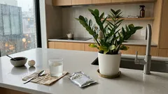 冬のザミオクルカスが黄ばむ・冴えないとき：水やりの基本と“小さじ1”の整え方