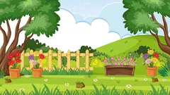 難しい注意力テスト：画像の庭で蝶を見つけられますか？