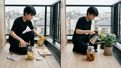 捨てがちなバナナの皮と酢、土づくりに使える？作り方・薄め方・相性の見極め方